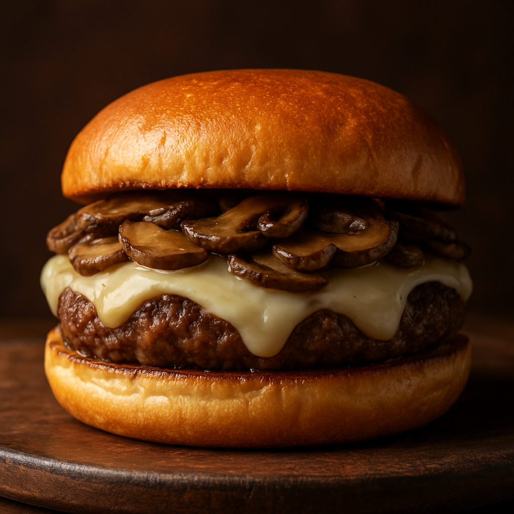 Mushroom Swiss Burger